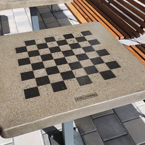 MAT skakbord i beton